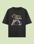 CEO of Naps  Oversized Cotton T-shirt - Black 