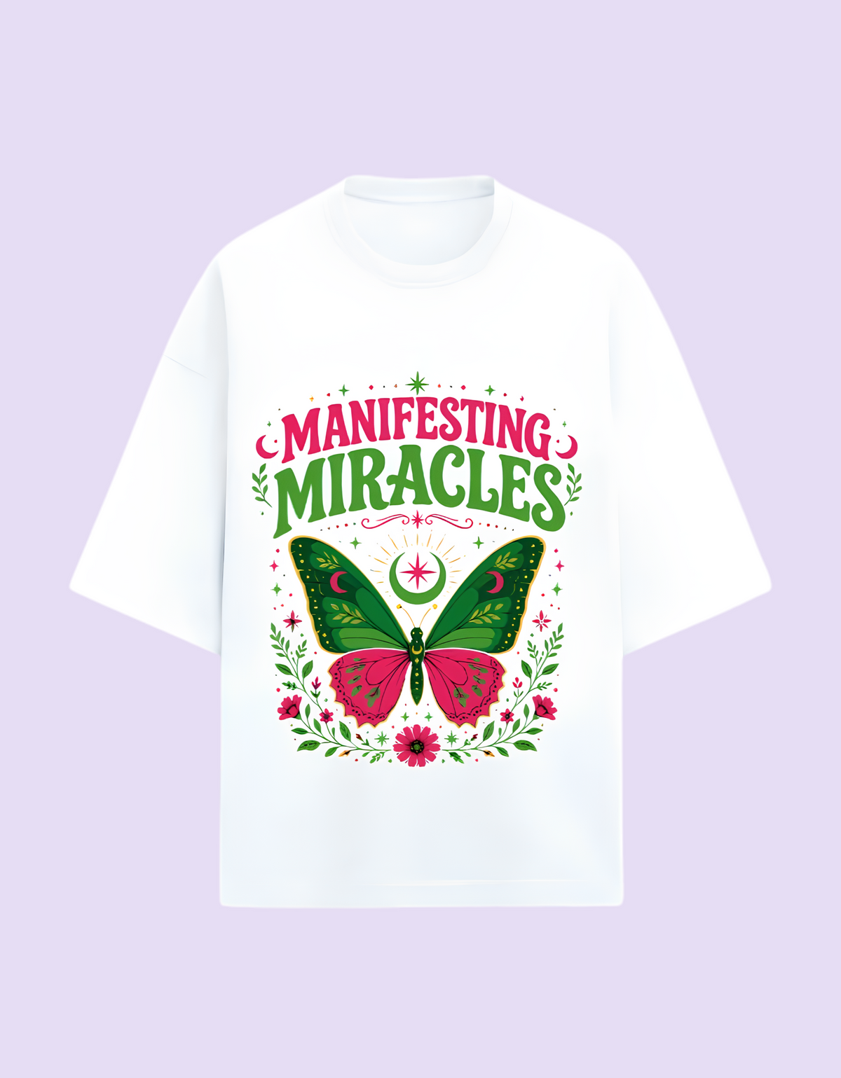 Manifesting_Miracles_Terry_Oversized_Tee frontview